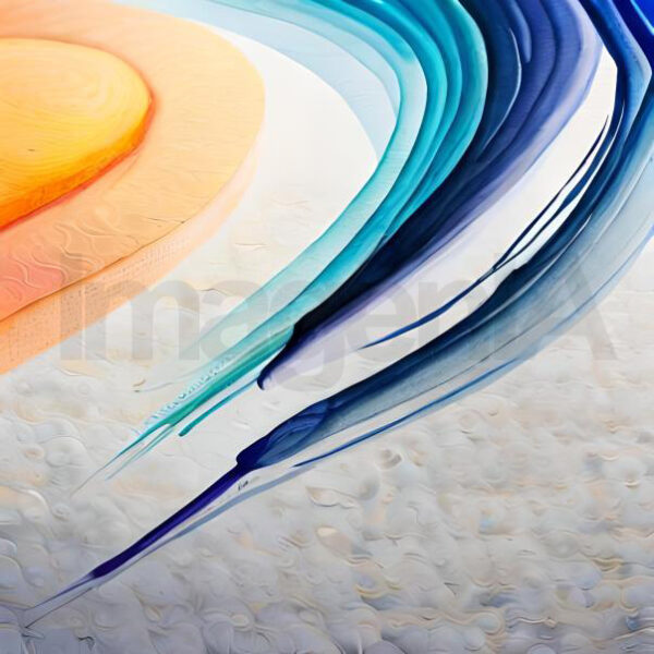 Imagen abstracta creada con Inteligencia Artificial