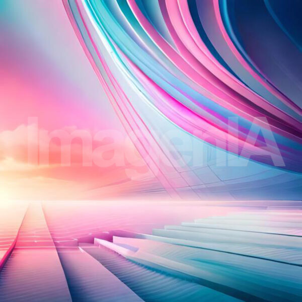 Imagen abstracta creada con Inteligencia Artificial