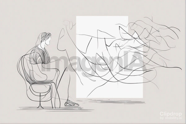 Imagen abstracta creada con Inteligencia Artificial
