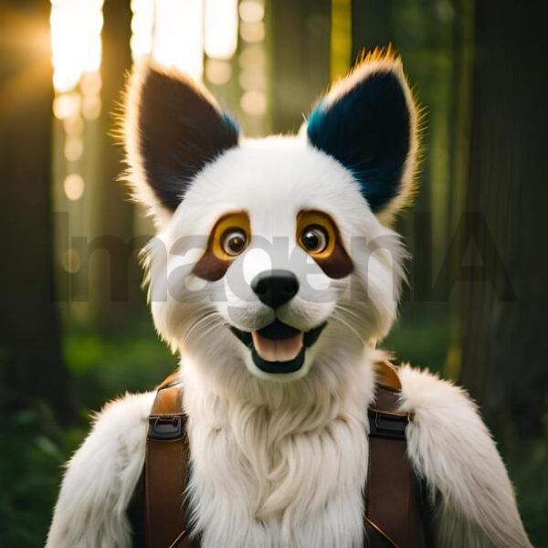 Imagen de un animal humanizado creada con Inteligencia Artificial