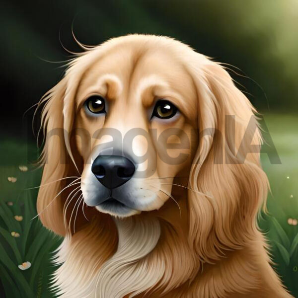 Imagen de un perrito creada con Inteligencia Artificial