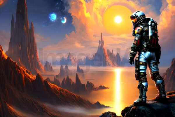 Imagen de fantasía creada con Inteligencia Artificial